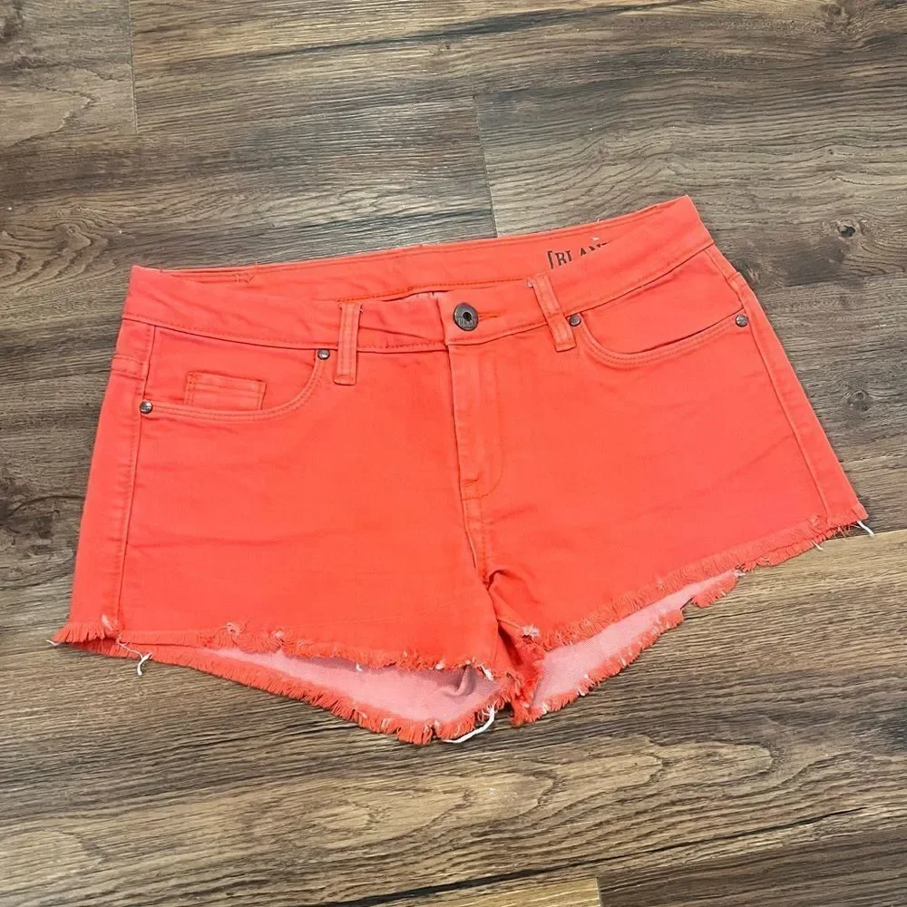 Blank NYC Red Jean Shorts